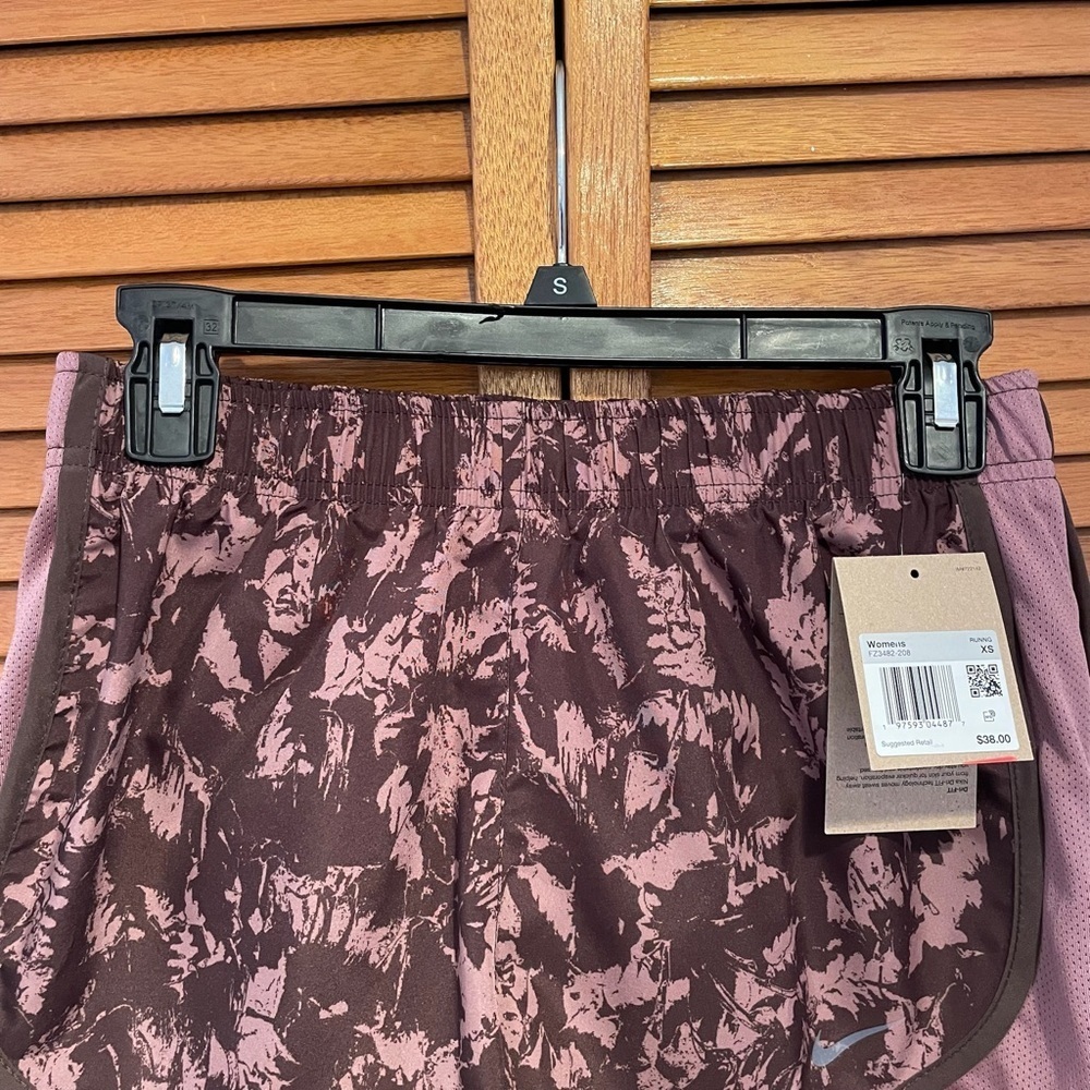Nike Dri-Fit Women’s Lined Tempo Brown Athletic Running Shorts Sz XS NWT - Picture 3 of 7